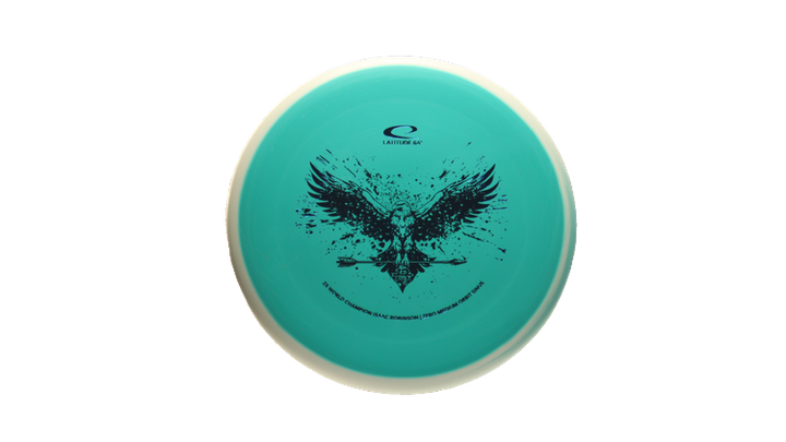 Latitude 64 Isaac Robinson Team Series 2025 x2 Zero Medium Orbit Sinus Putter Front View