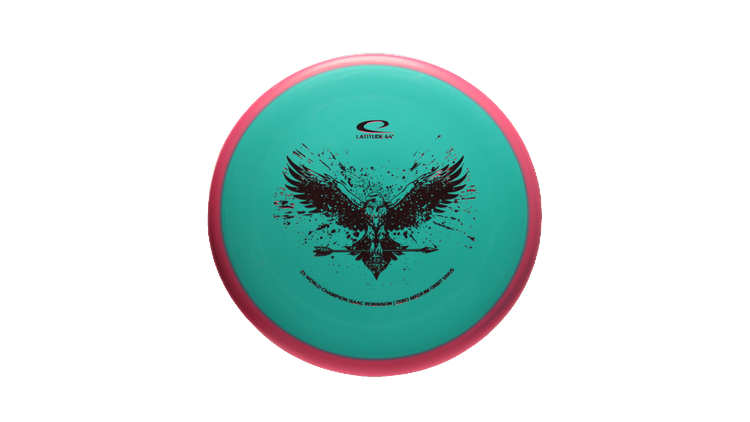 Latitude 64 Isaac Robinson Team Series 2025 x2 Zero Medium Orbit Sinus Putter Front View