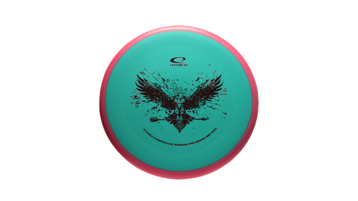 Latitude 64 Isaac Robinson Team Series 2025 x2 Zero Medium Orbit Sinus Putter Front View