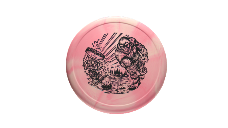 Latitude 64 2025 Slamsquatch Classic Blend Burst Slammer Putter Front View