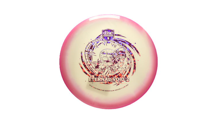 Discmania 2025 Eternal Void 2 - Kyle Klein Signature Series Glow Horizon C-Line MD4 Midrange Front View