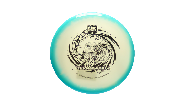Discmania 2025 Eternal Void 2 - Kyle Klein Signature Series Glow Horizon C-Line MD4 Midrange Front View