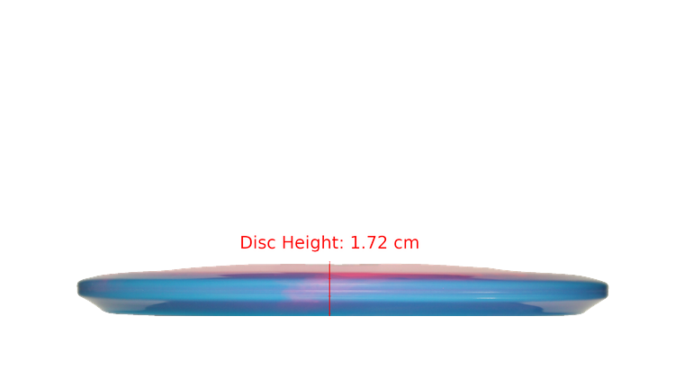 Discmania 2025 Eternal Void 2 - Kyle Klein Signature Series Glow Horizon C-Line MD4 Midrange Profile View