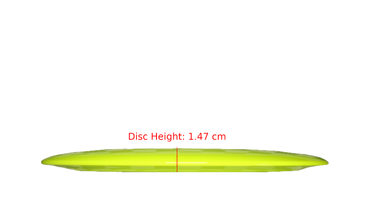 Innova Fear The BogeyMan Star Bottom Stamped Destroyer Distance Driver Profile View