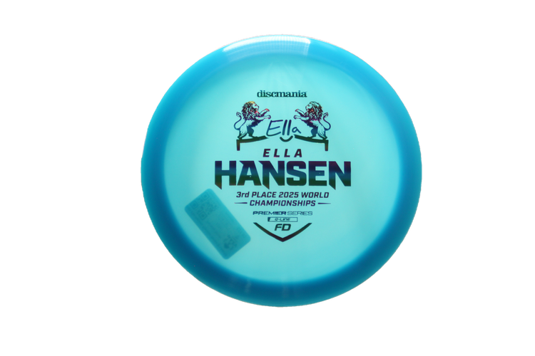 Discmania 2025 Ella Hansen Premier Series Q-Line FD Fairway Driver Front View