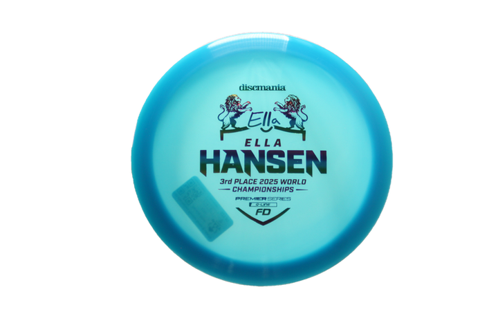 Discmania 2025 Ella Hansen Premier Series Q-Line FD Fairway Driver Front View