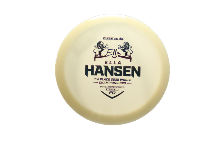 Discmania 2025 Ella Hansen Premier Series Q-Line FD Fairway Driver Front View