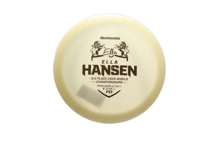Discmania 2025 Ella Hansen Premier Series Q-Line FD Fairway Driver Front View