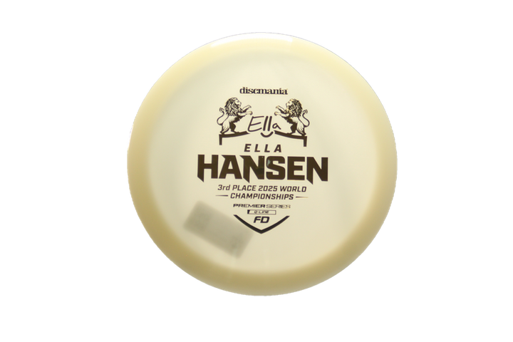 Discmania 2025 Ella Hansen Premier Series Q-Line FD Fairway Driver Front View