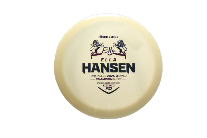 Discmania 2025 Ella Hansen Premier Series Q-Line FD Fairway Driver Front View