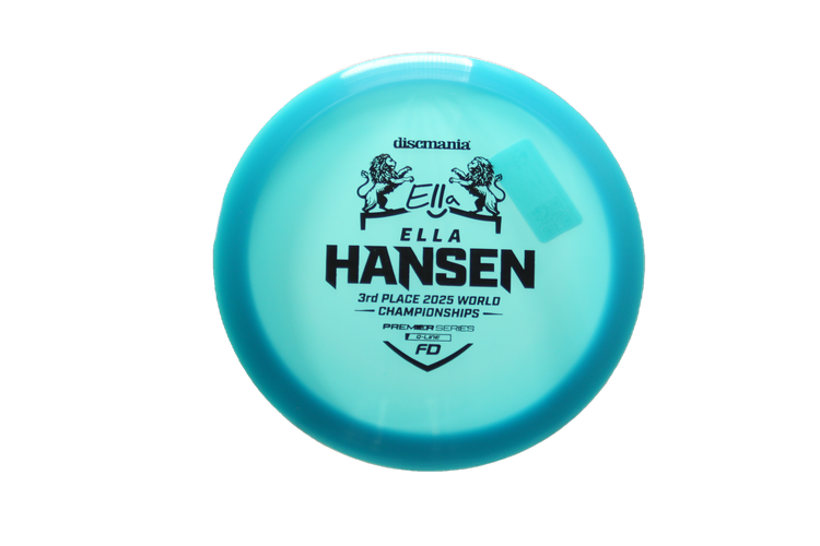 Discmania 2025 Ella Hansen Premier Series Q-Line FD Fairway Driver Front View
