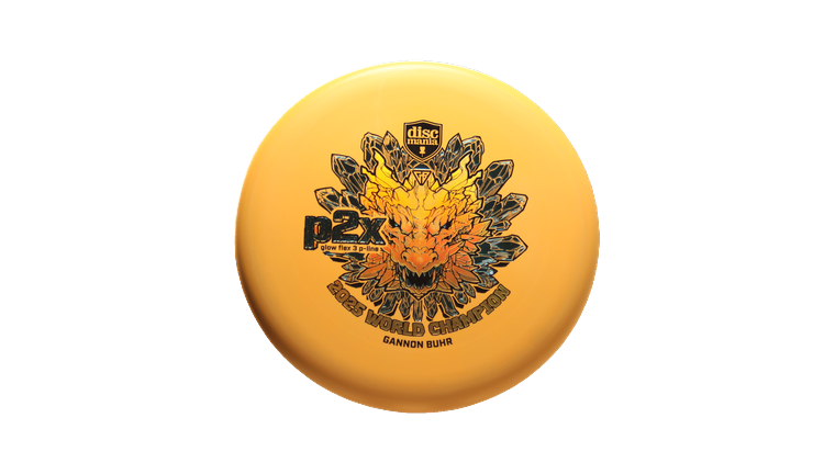 Discmania 2025 Gannon Buhr Triumph Series Glow Flex 3 P-Line P2X Putter Front View