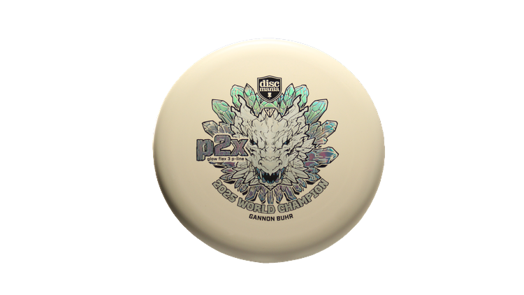 Discmania 2025 Gannon Buhr Triumph Series Glow Flex 3 P-Line P2X Putter Front View