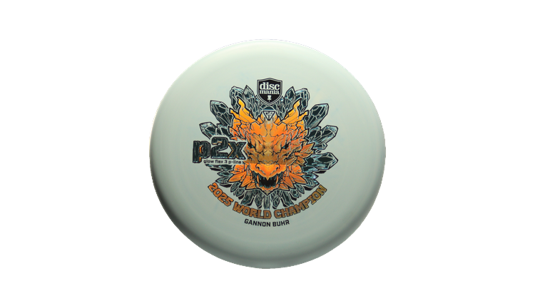 Discmania 2025 Gannon Buhr Triumph Series Glow Flex 3 P-Line P2X Putter Front View