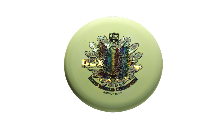 Discmania 2025 Gannon Buhr Triumph Series Glow Flex 3 P-Line P2X Putter Front View