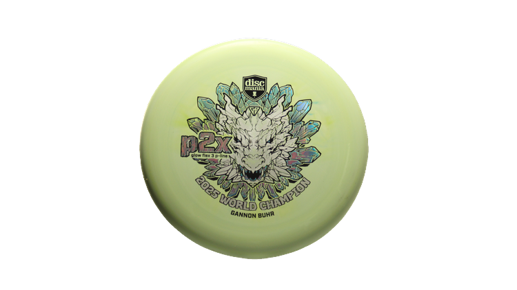 Discmania 2025 Gannon Buhr Triumph Series Glow Flex 3 P-Line P2X Putter Front View