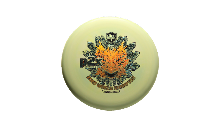 Discmania 2025 Gannon Buhr Triumph Series Glow Flex 3 P-Line P2X Putter Front View