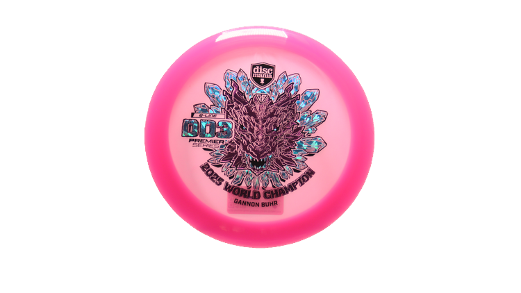 Discmania 2025 Gannon Buhr Premier Series Q-Line DD3 Distance Driver Front View