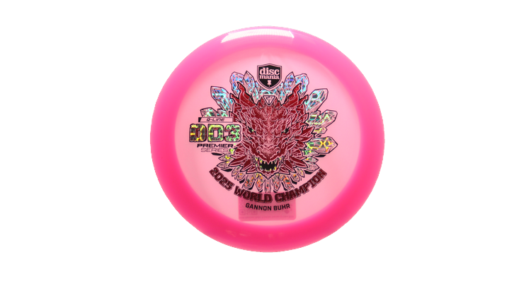 Discmania 2025 Gannon Buhr Premier Series Q-Line DD3 Distance Driver Front View