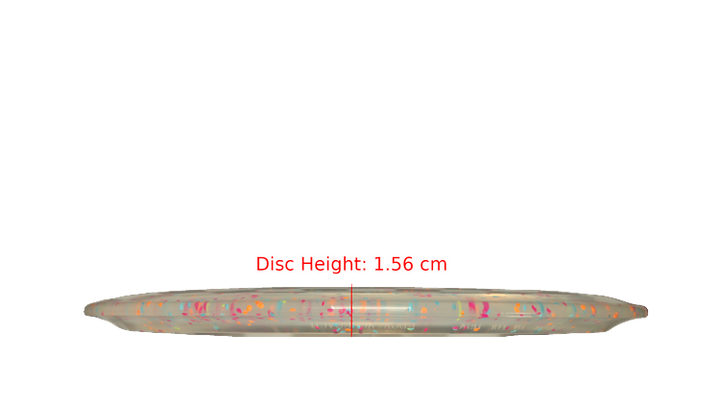 Discraft Ledgestone Edition Z Confetti Cigarra Fairway Driver Profile View