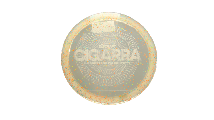 Discraft Ledgestone Edition Z Confetti Cigarra Fairway Driver Front View