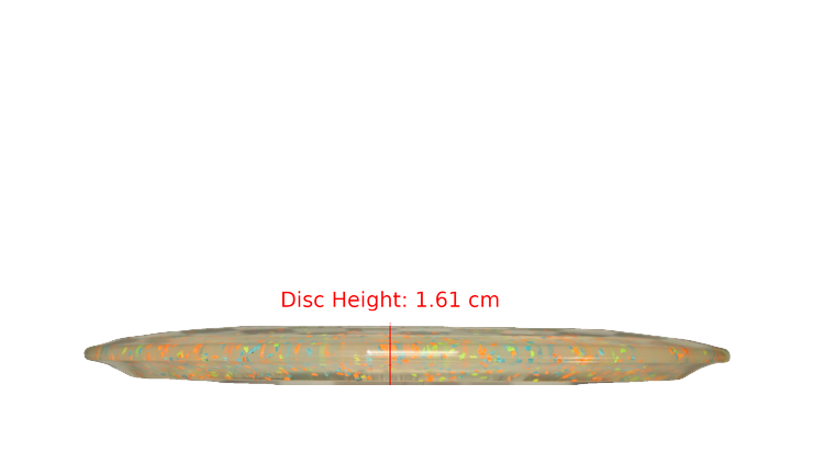 Discraft Ledgestone Edition Z Confetti Cigarra Fairway Driver Profile View