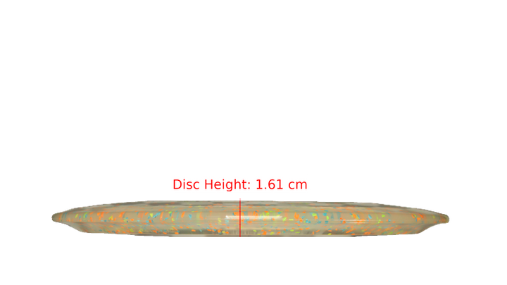 Discraft Ledgestone Edition Z Confetti Cigarra Fairway Driver Profile View