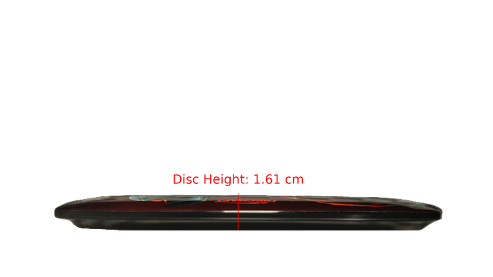 Discraft 2025 Halloween SuperColor Buzzz Midrange Profile View