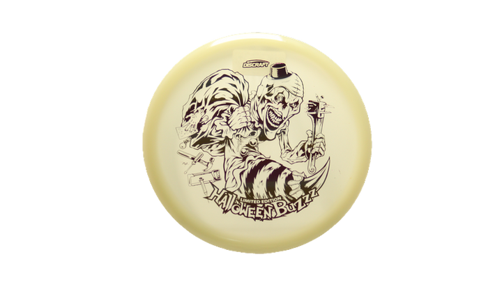 Discraft 2025 Halloween Mega-Glo Buzzz Midrange Front View