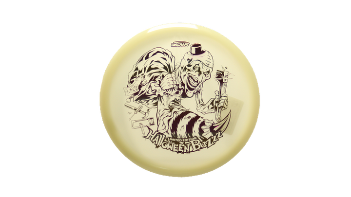 Discraft 2025 Halloween Mega-Glo Buzzz Midrange Front View