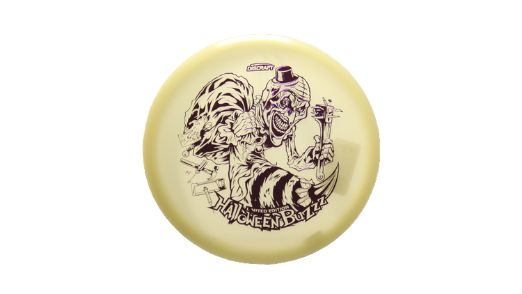 Discraft 2025 Halloween Mega-Glo Buzzz Midrange Front View