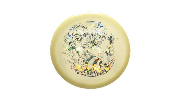 Discraft 2025 Halloween Mega-Glo Buzzz Midrange Front View