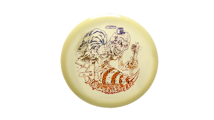 Discraft 2025 Halloween Mega-Glo Buzzz Midrange Front View