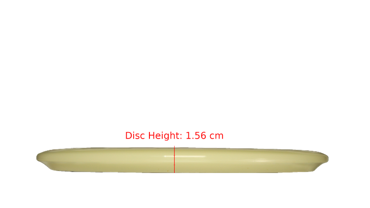 Discraft 2025 Halloween Mega-Glo Buzzz Midrange Profile View