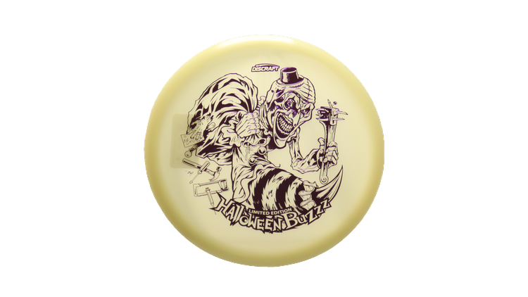 Discraft 2025 Halloween Mega-Glo Buzzz Midrange Front View