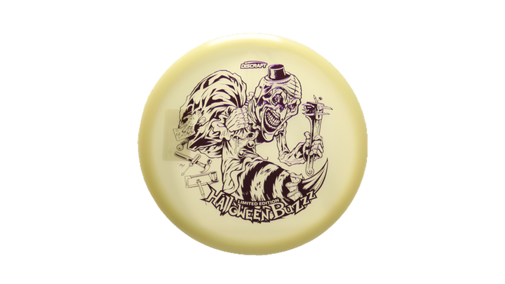 Discraft 2025 Halloween Mega-Glo Buzzz Midrange Front View