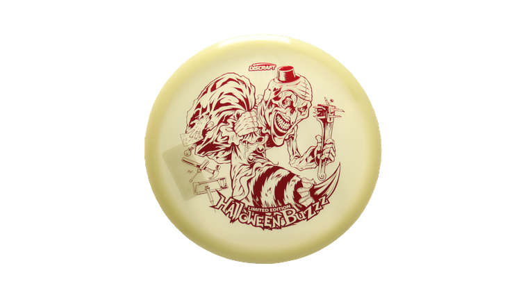 Discraft 2025 Halloween Mega-Glo Buzzz Midrange Front View