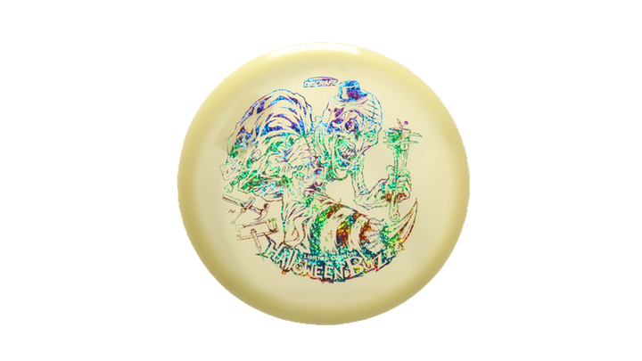 Discraft 2025 Halloween Mega-Glo Buzzz Midrange Front View
