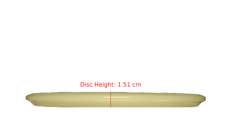 Discraft 2025 Halloween Mega-Glo Buzzz Midrange Profile View