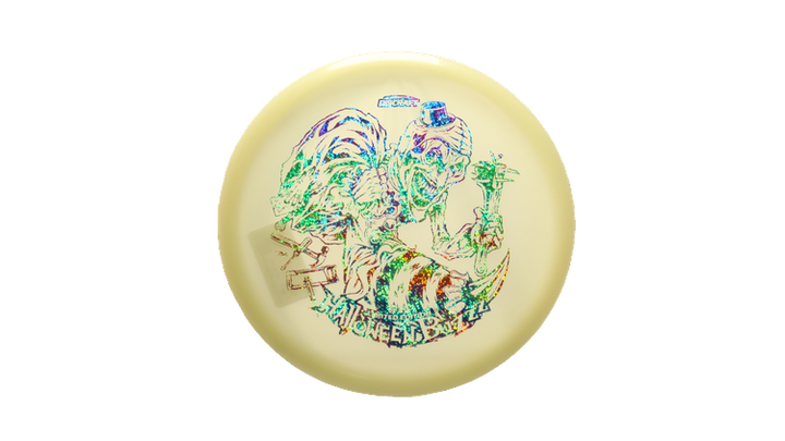 Discraft 2025 Halloween Mega-Glo Buzzz Midrange Front View