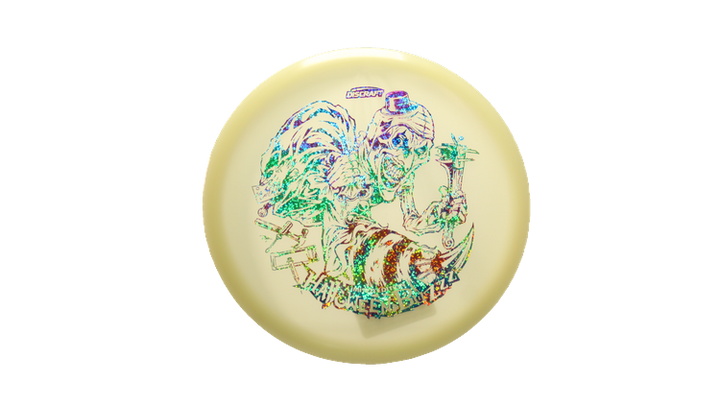 Discraft 2025 Halloween Mega-Glo Buzzz Midrange Front View