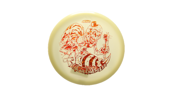 Discraft 2025 Halloween Mega-Glo Buzzz Midrange Front View