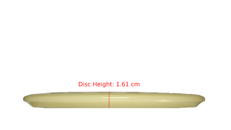 Discraft 2025 Halloween Mega-Glo Buzzz Midrange Profile View