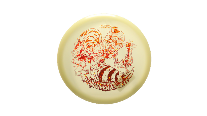 Discraft 2025 Halloween Mega-Glo Buzzz Midrange Front View