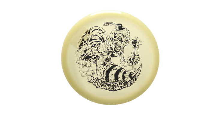 Discraft 2025 Halloween Mega-Glo Buzzz Midrange Front View