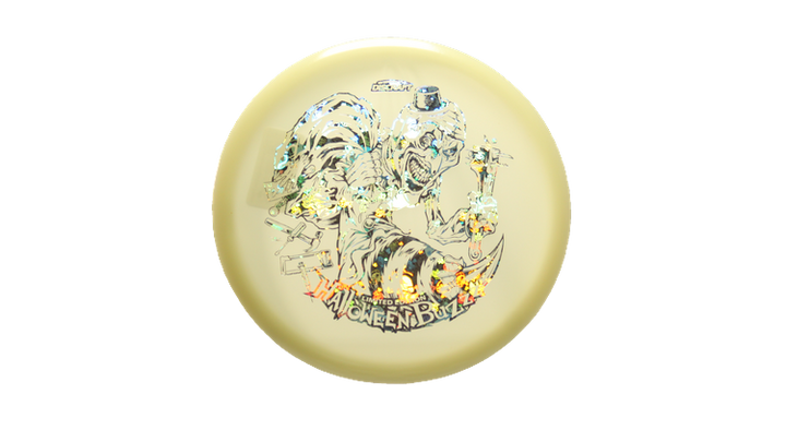 Discraft 2025 Halloween Mega-Glo Buzzz Midrange Front View