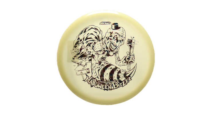 Discraft 2025 Halloween Mega-Glo Buzzz Midrange Front View