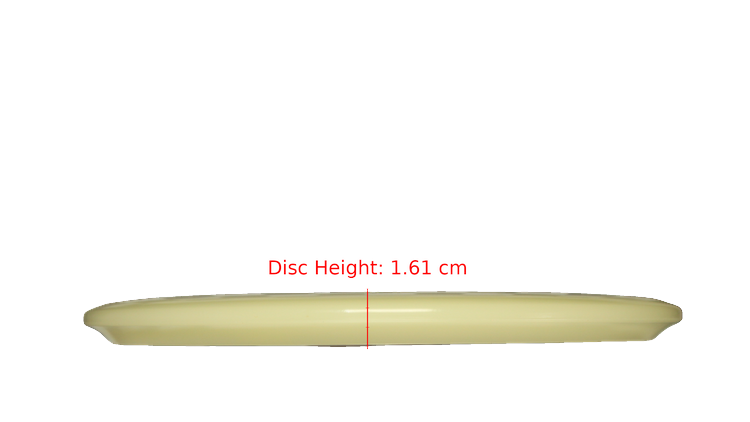 Discraft 2025 Halloween Mega-Glo Buzzz Midrange Profile View