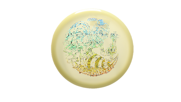Discraft 2025 Halloween Mega-Glo Buzzz Midrange Front View