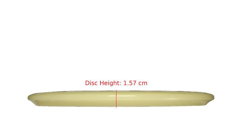 Discraft 2025 Halloween Mega-Glo Buzzz Midrange Profile View